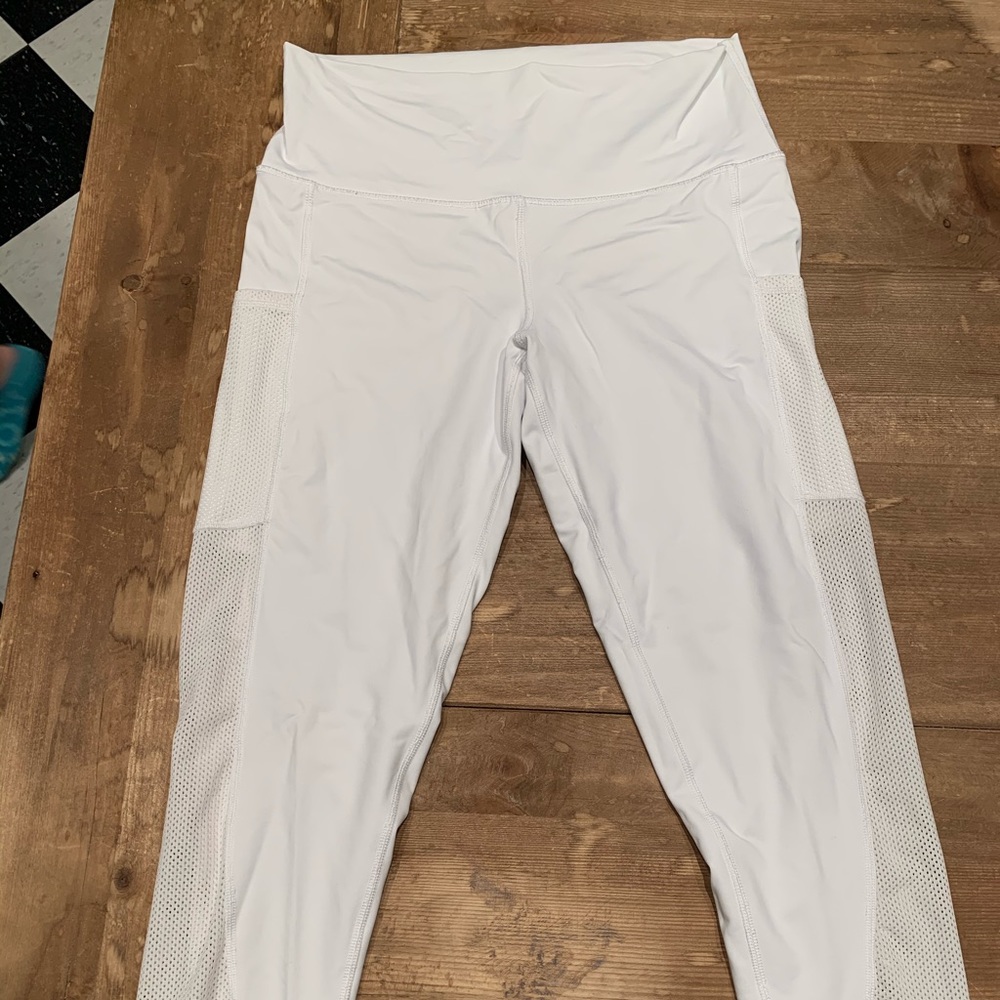 White Aerie Mesh Leggings, gently used